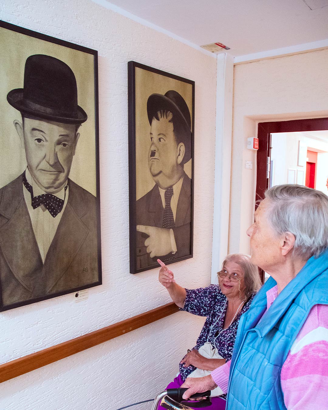 Kunstaktivität im Seniorencentrum