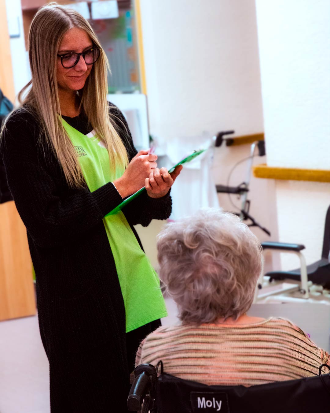 Gespräche und Betreuung